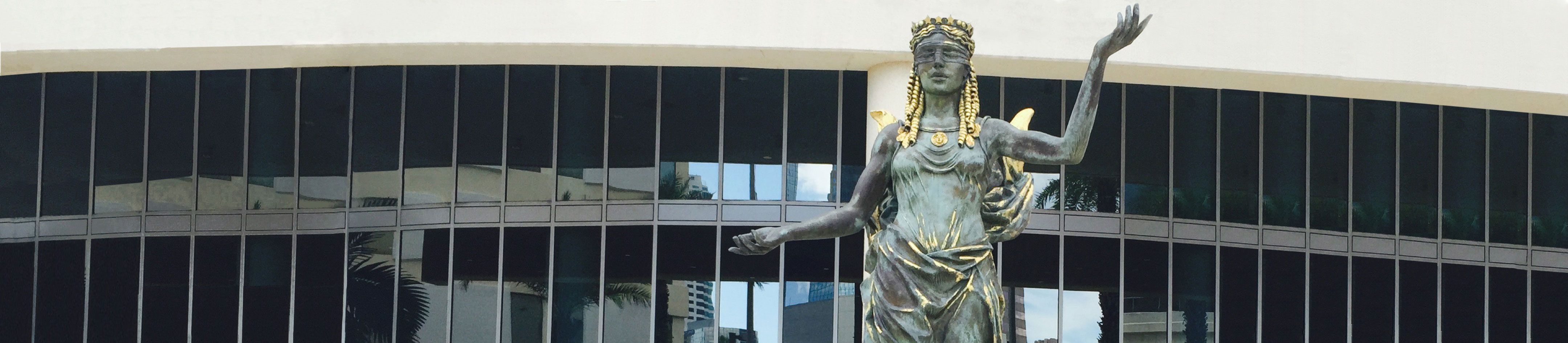 Lade Justice (the statue in front of the 13th Judicial Circuit Courthouse)