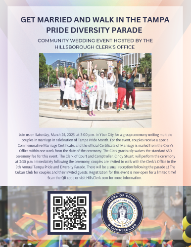 Get Married and Walk in the Tampa Pride Diversity Parade
